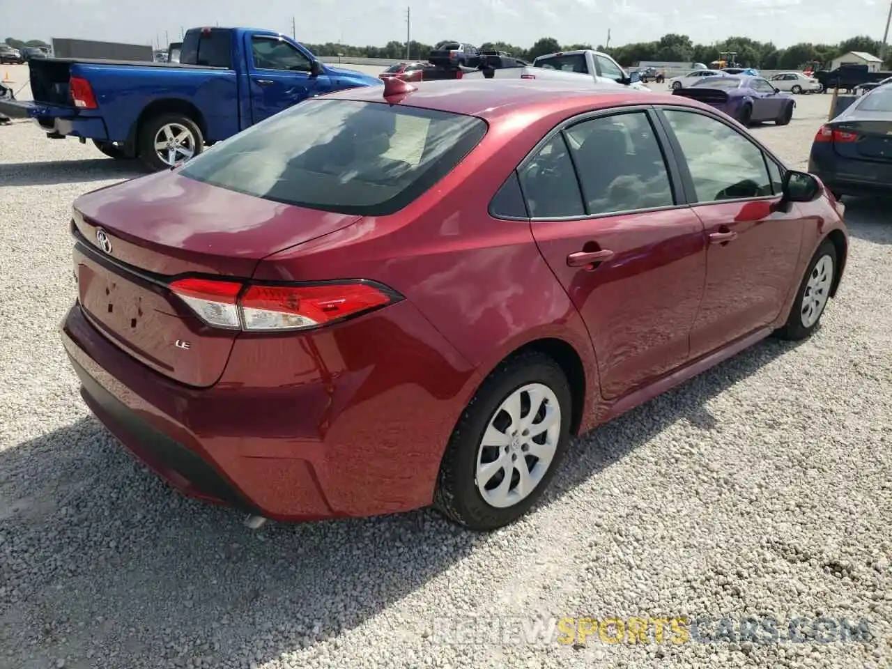 4 Photograph of a damaged car JTDEPMAE5NJ223512 TOYOTA COROLLA 2022