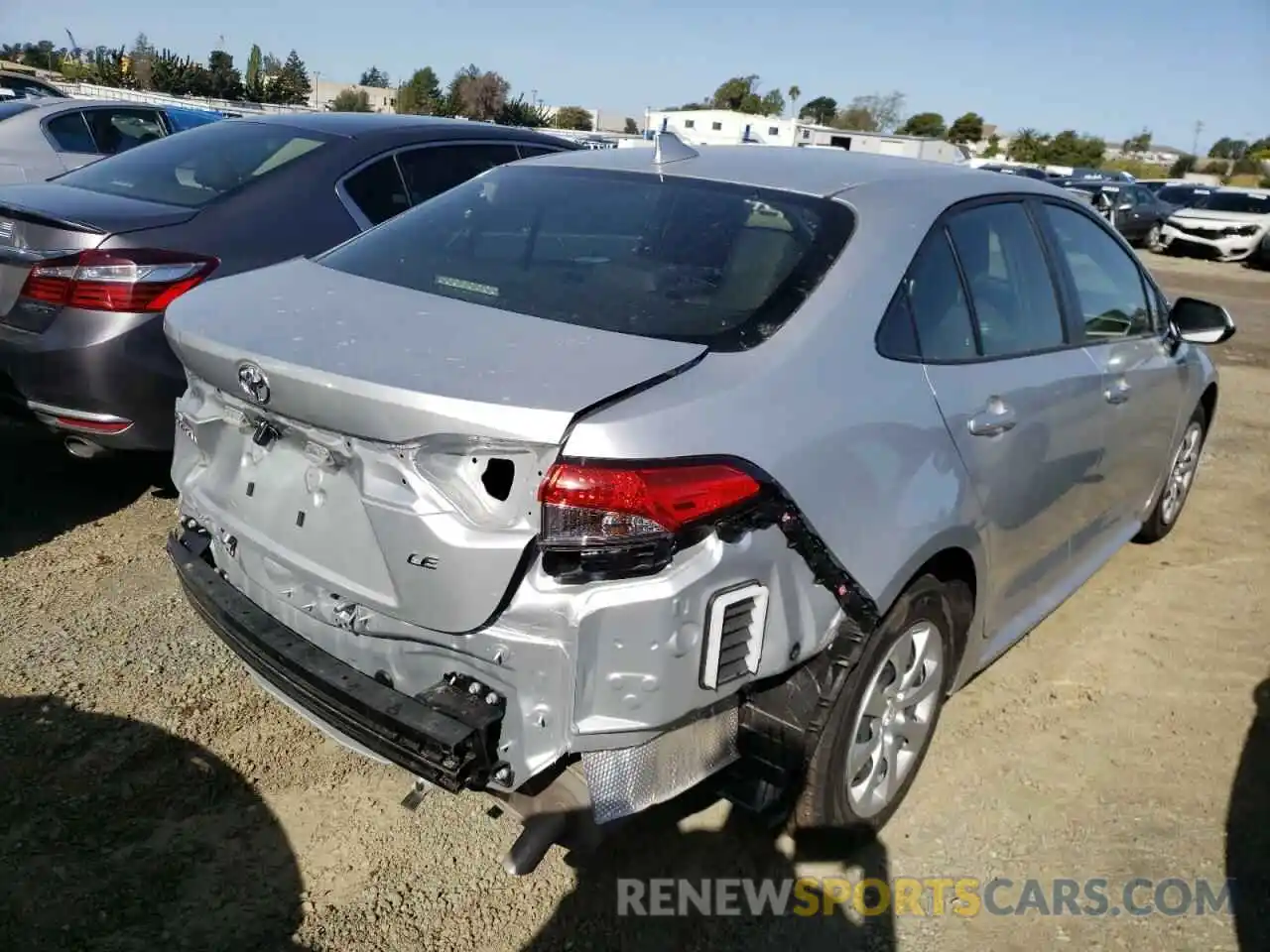 4 Photograph of a damaged car JTDEPMAE6N3000707 TOYOTA COROLLA 2022