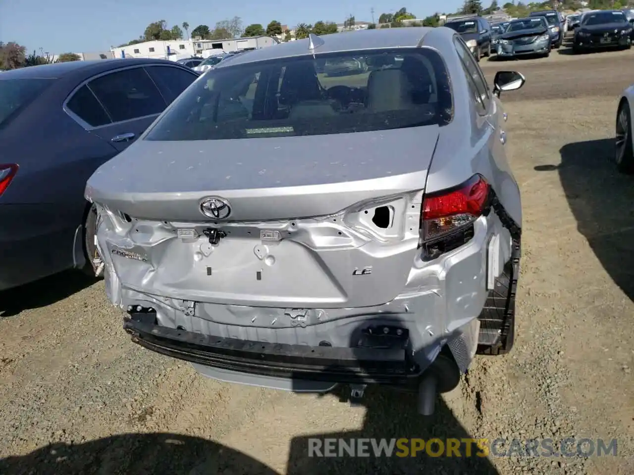 9 Photograph of a damaged car JTDEPMAE6N3000707 TOYOTA COROLLA 2022