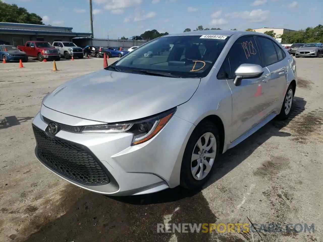 2 Photograph of a damaged car JTDEPMAE6N3002022 TOYOTA COROLLA 2022