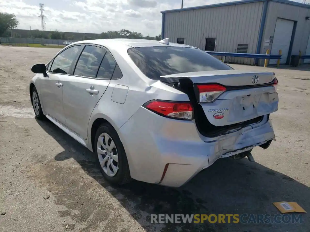 3 Photograph of a damaged car JTDEPMAE6N3002022 TOYOTA COROLLA 2022