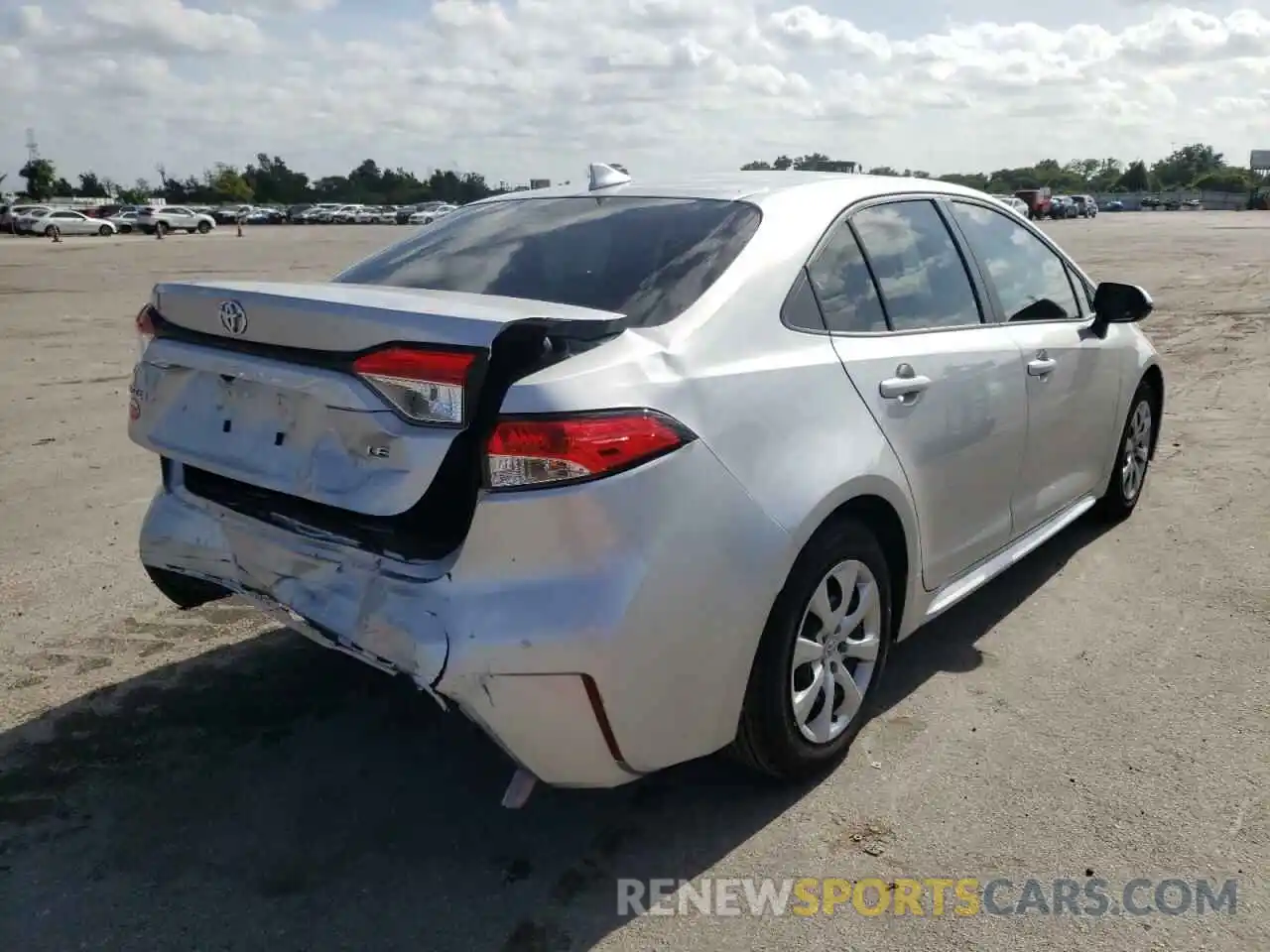 4 Photograph of a damaged car JTDEPMAE6N3002022 TOYOTA COROLLA 2022