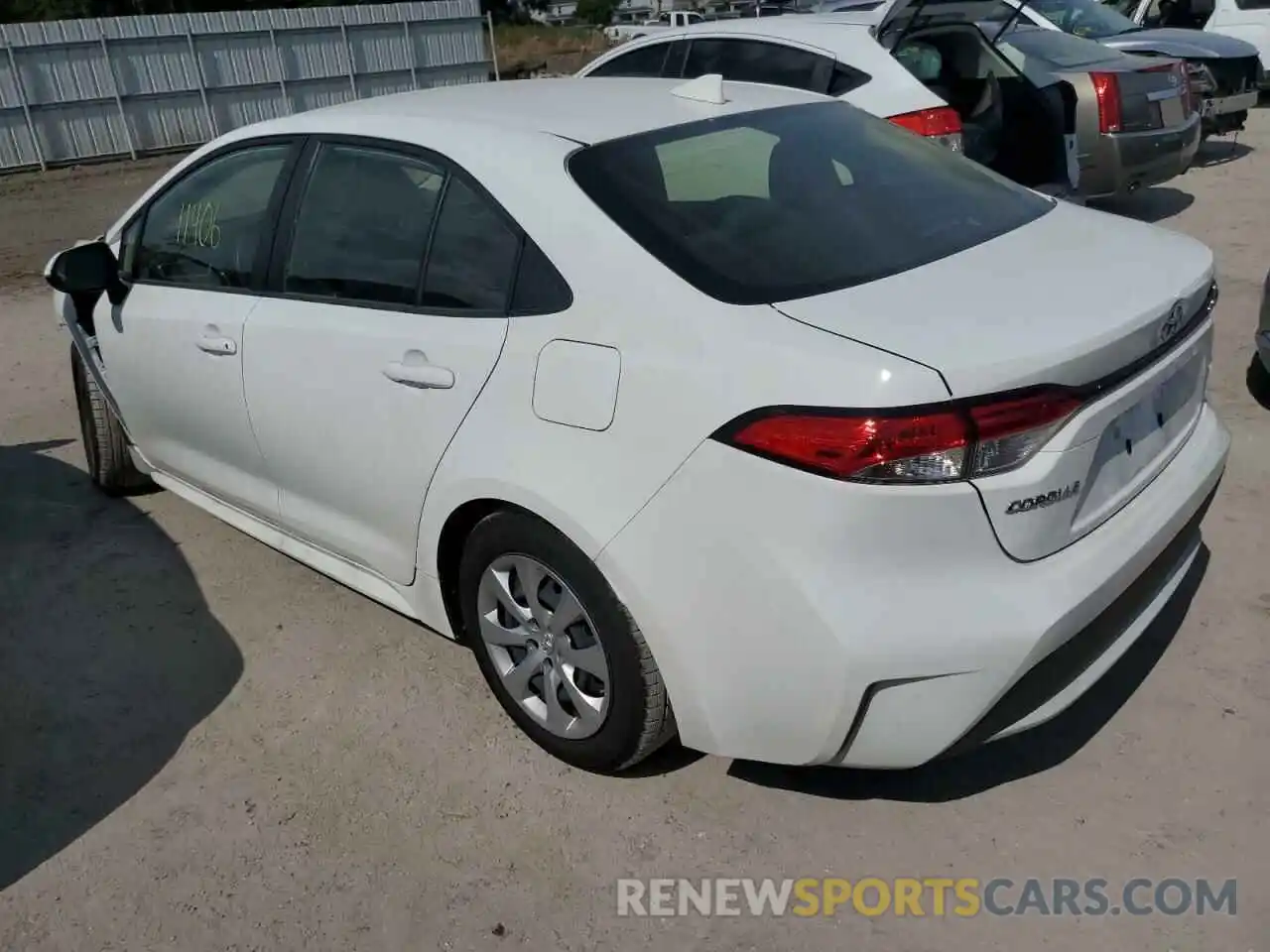 3 Photograph of a damaged car JTDEPMAE6N3002926 TOYOTA COROLLA 2022