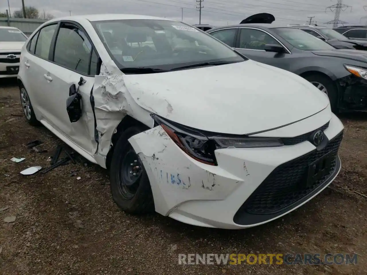 1 Photograph of a damaged car JTDEPMAE6N3004286 TOYOTA COROLLA 2022