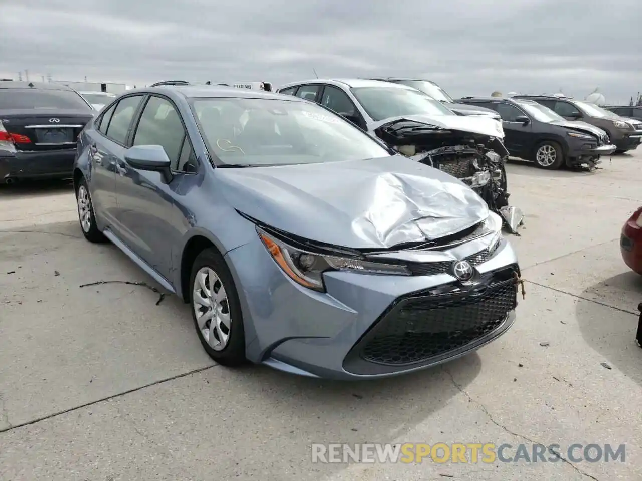 1 Photograph of a damaged car JTDEPMAE6N3004482 TOYOTA COROLLA 2022