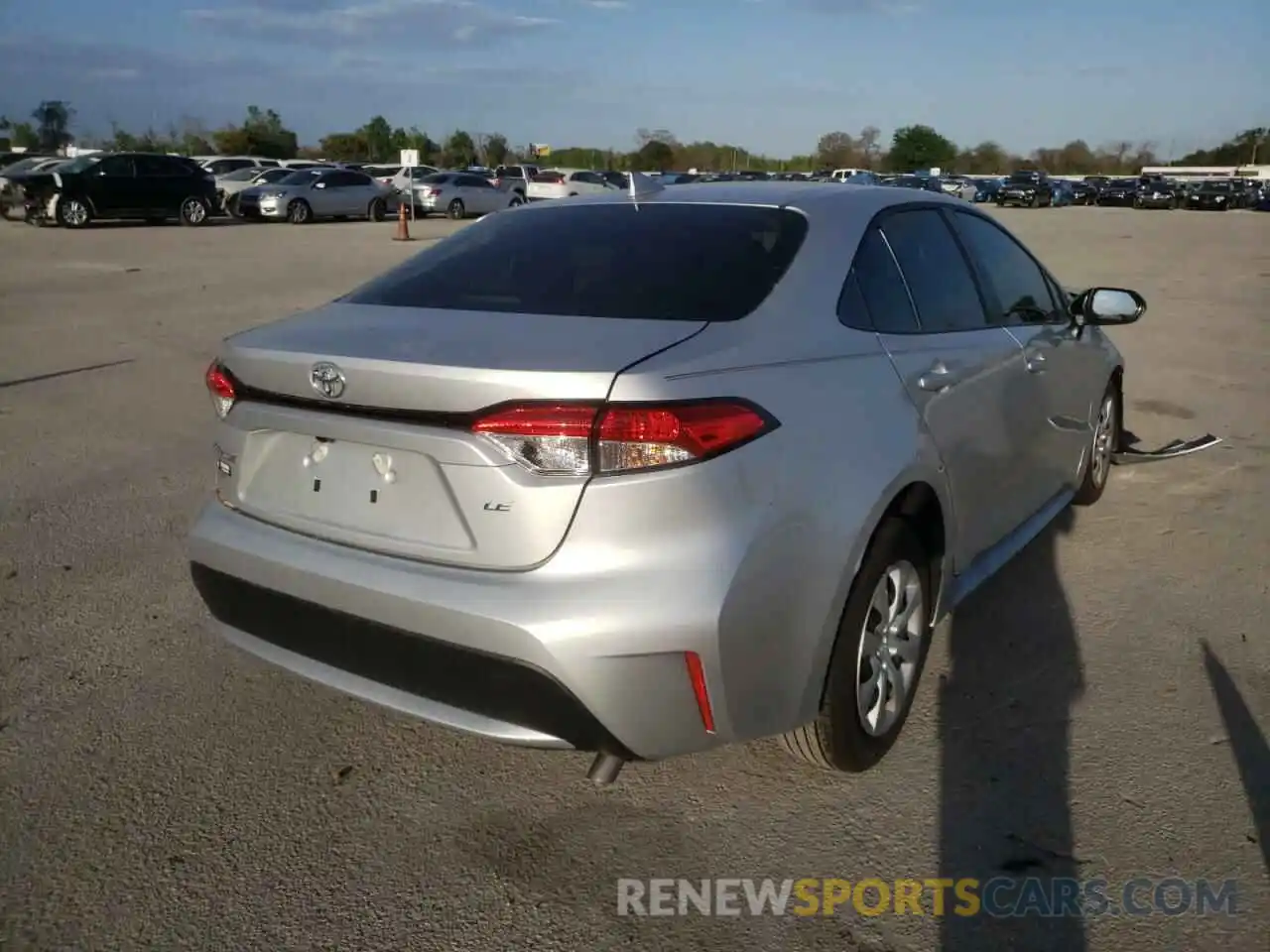 4 Photograph of a damaged car JTDEPMAE6N3006524 TOYOTA COROLLA 2022