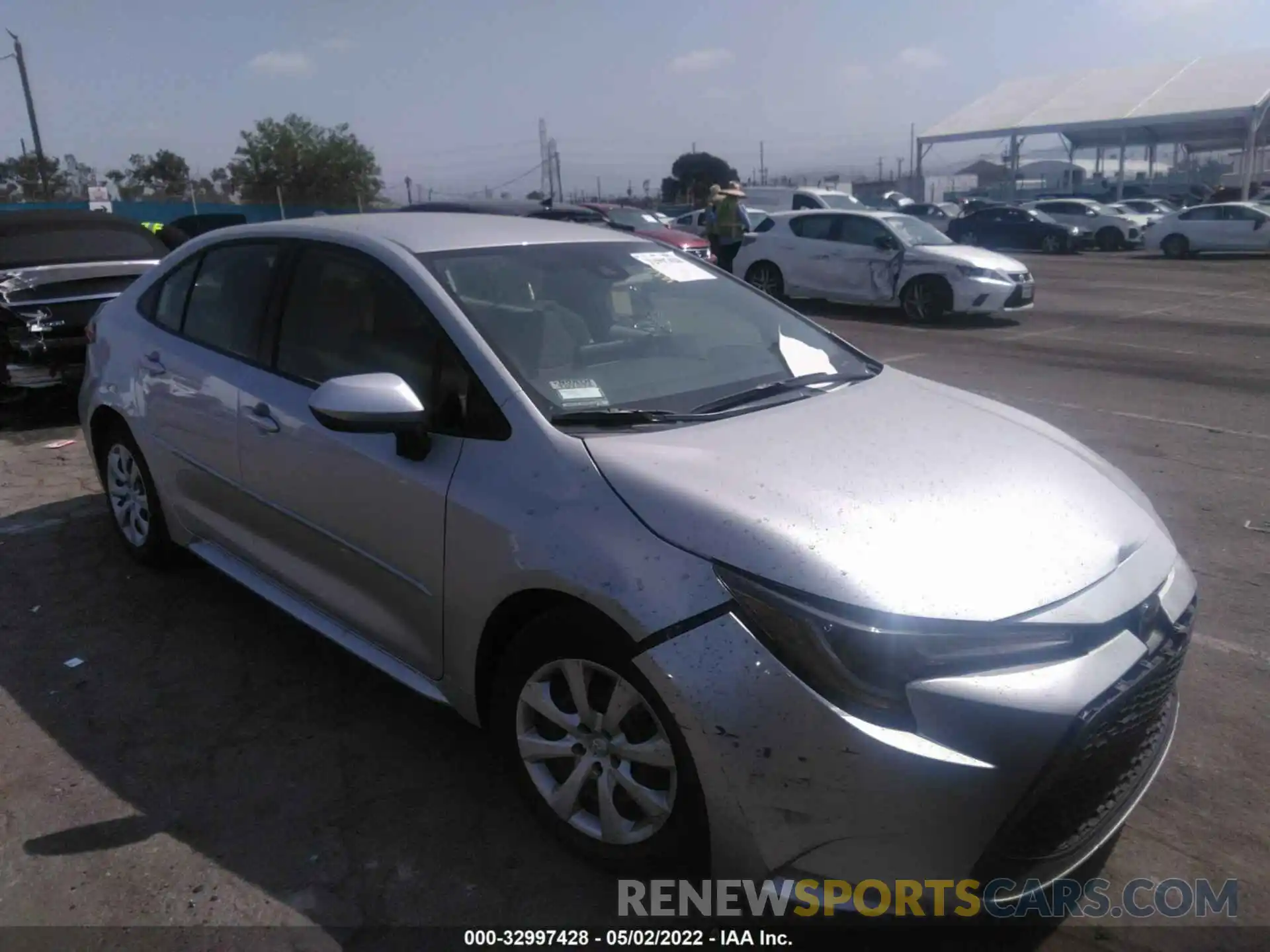 1 Photograph of a damaged car JTDEPMAE6N3008192 TOYOTA COROLLA 2022