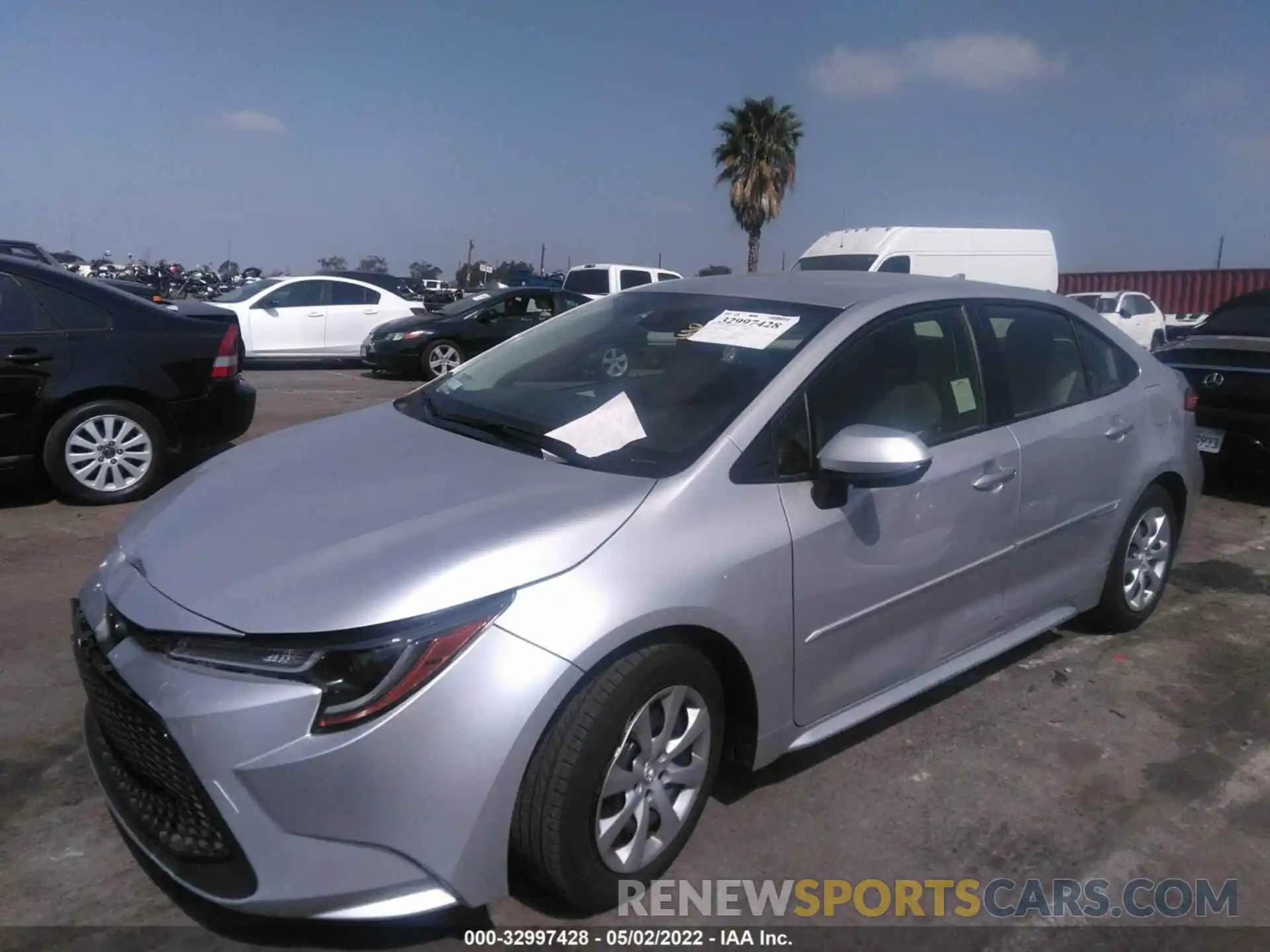 2 Photograph of a damaged car JTDEPMAE6N3008192 TOYOTA COROLLA 2022