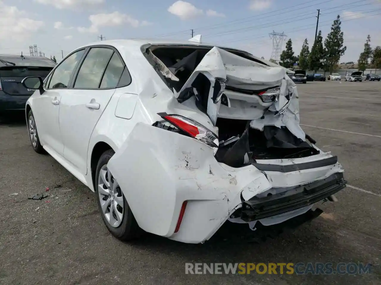 3 Photograph of a damaged car JTDEPMAE6N3008726 TOYOTA COROLLA 2022