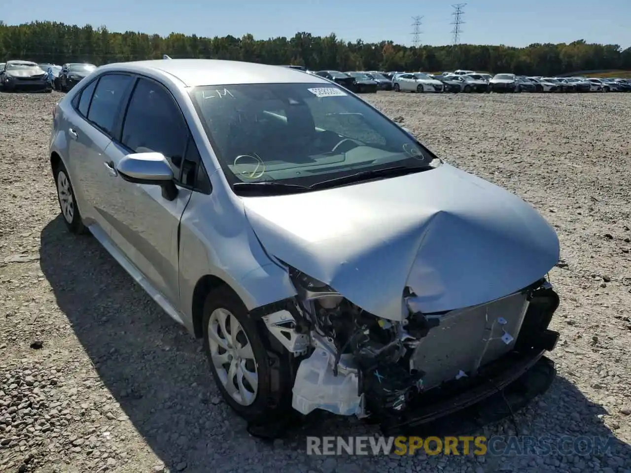 1 Photograph of a damaged car JTDEPMAE6N3012825 TOYOTA COROLLA 2022