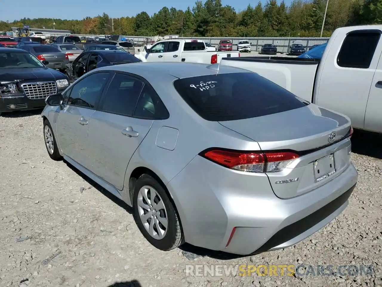 3 Photograph of a damaged car JTDEPMAE6N3012825 TOYOTA COROLLA 2022