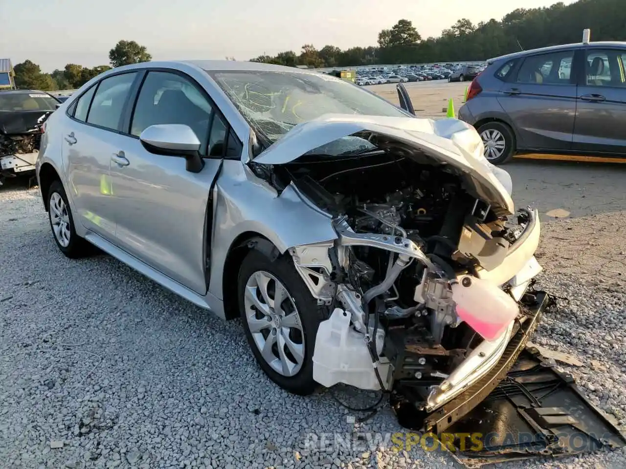 1 Photograph of a damaged car JTDEPMAE6N3024246 TOYOTA COROLLA 2022