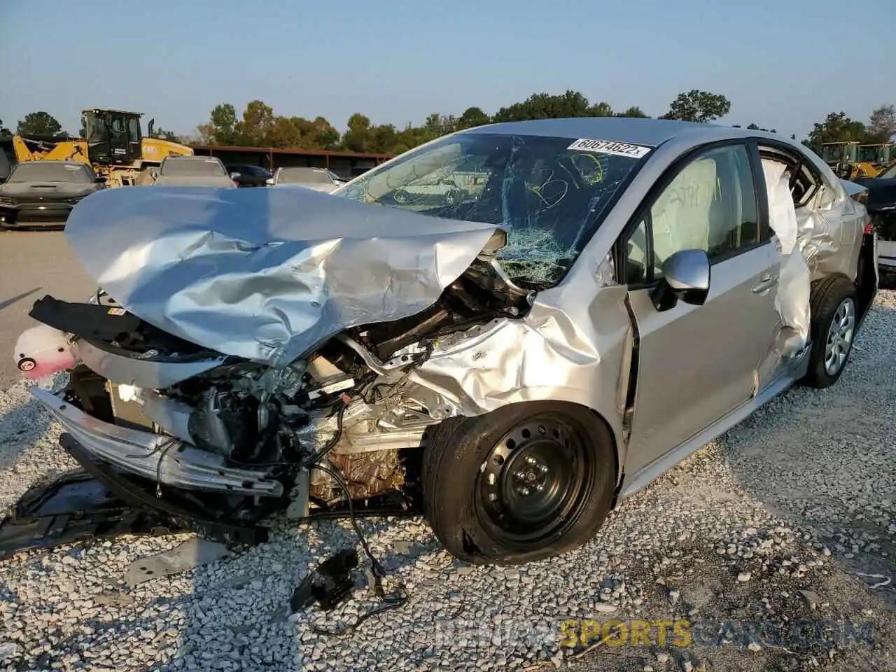 2 Photograph of a damaged car JTDEPMAE6N3024246 TOYOTA COROLLA 2022