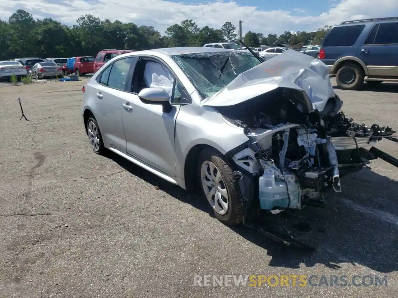 1 Photograph of a damaged car JTDEPMAE6NJ190309 TOYOTA COROLLA 2022