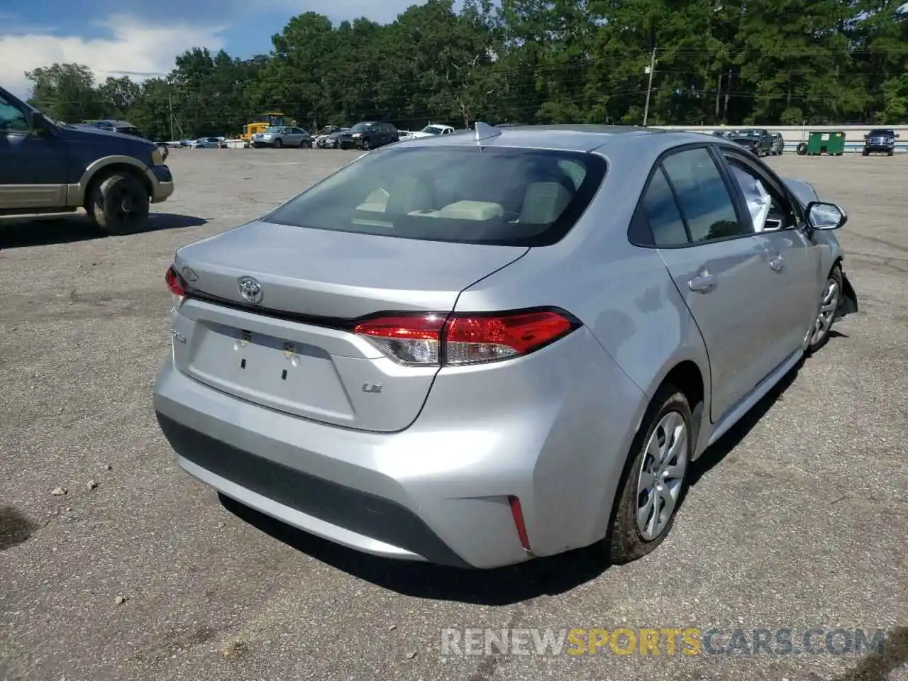 4 Photograph of a damaged car JTDEPMAE6NJ190309 TOYOTA COROLLA 2022