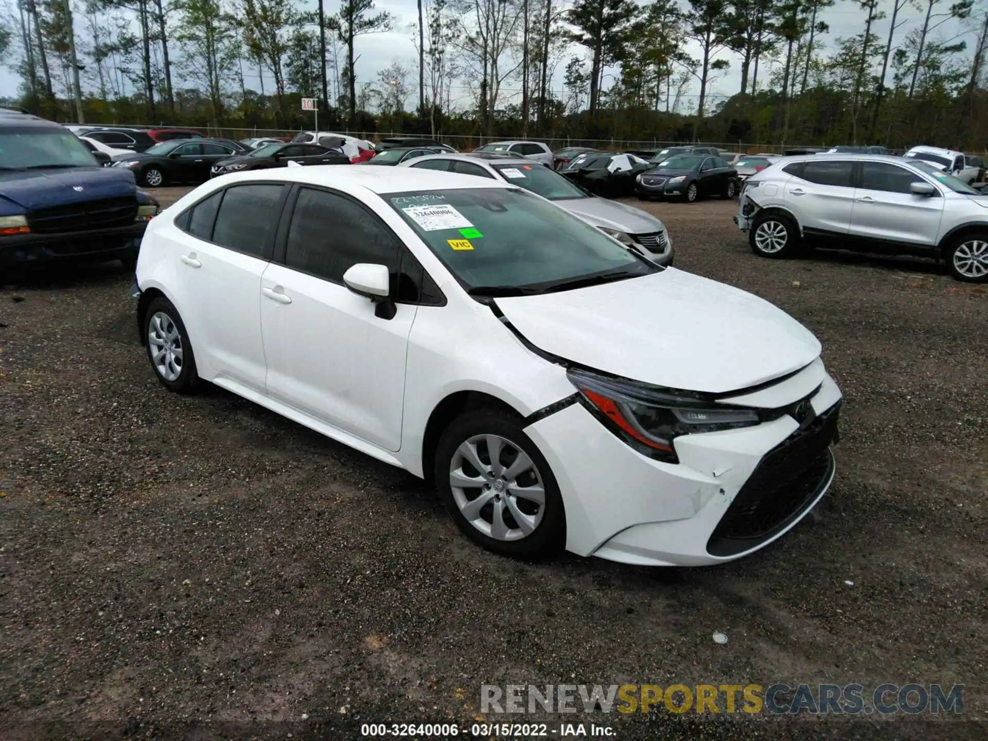 1 Photograph of a damaged car JTDEPMAE6NJ193839 TOYOTA COROLLA 2022