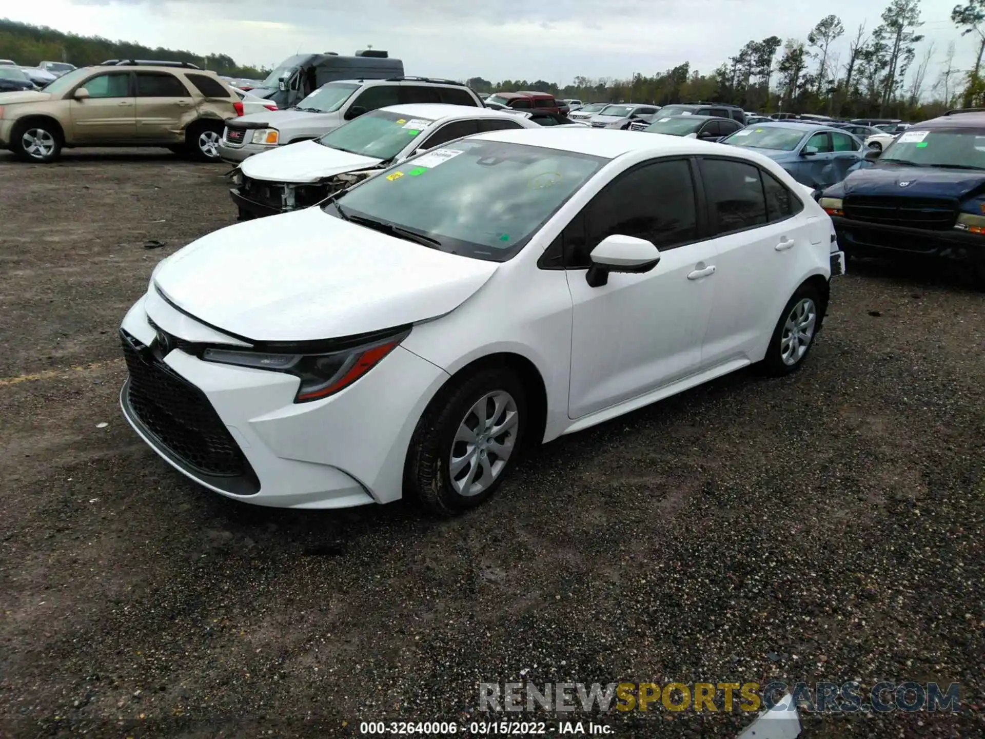 2 Photograph of a damaged car JTDEPMAE6NJ193839 TOYOTA COROLLA 2022