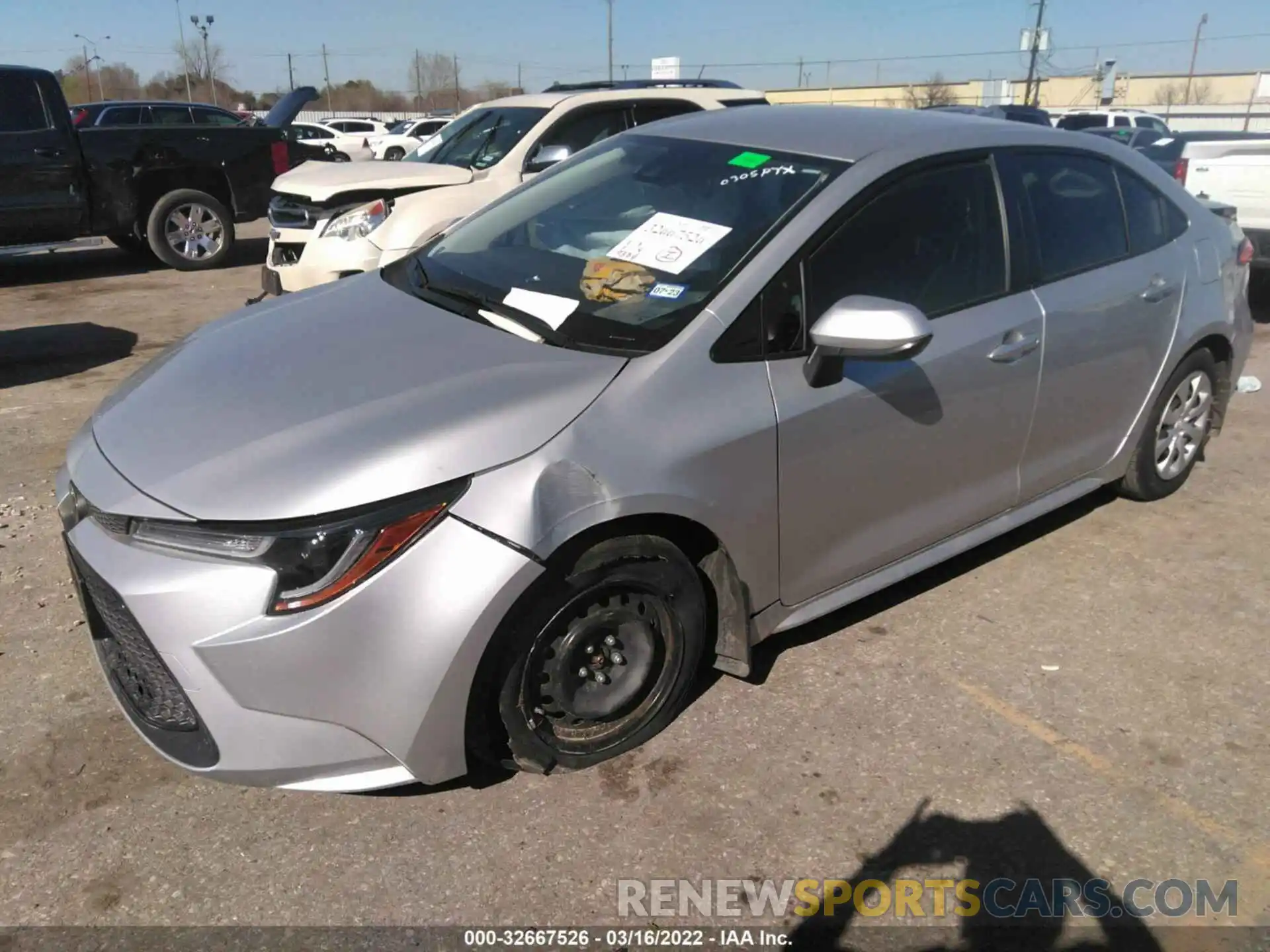 2 Photograph of a damaged car JTDEPMAE6NJ194988 TOYOTA COROLLA 2022