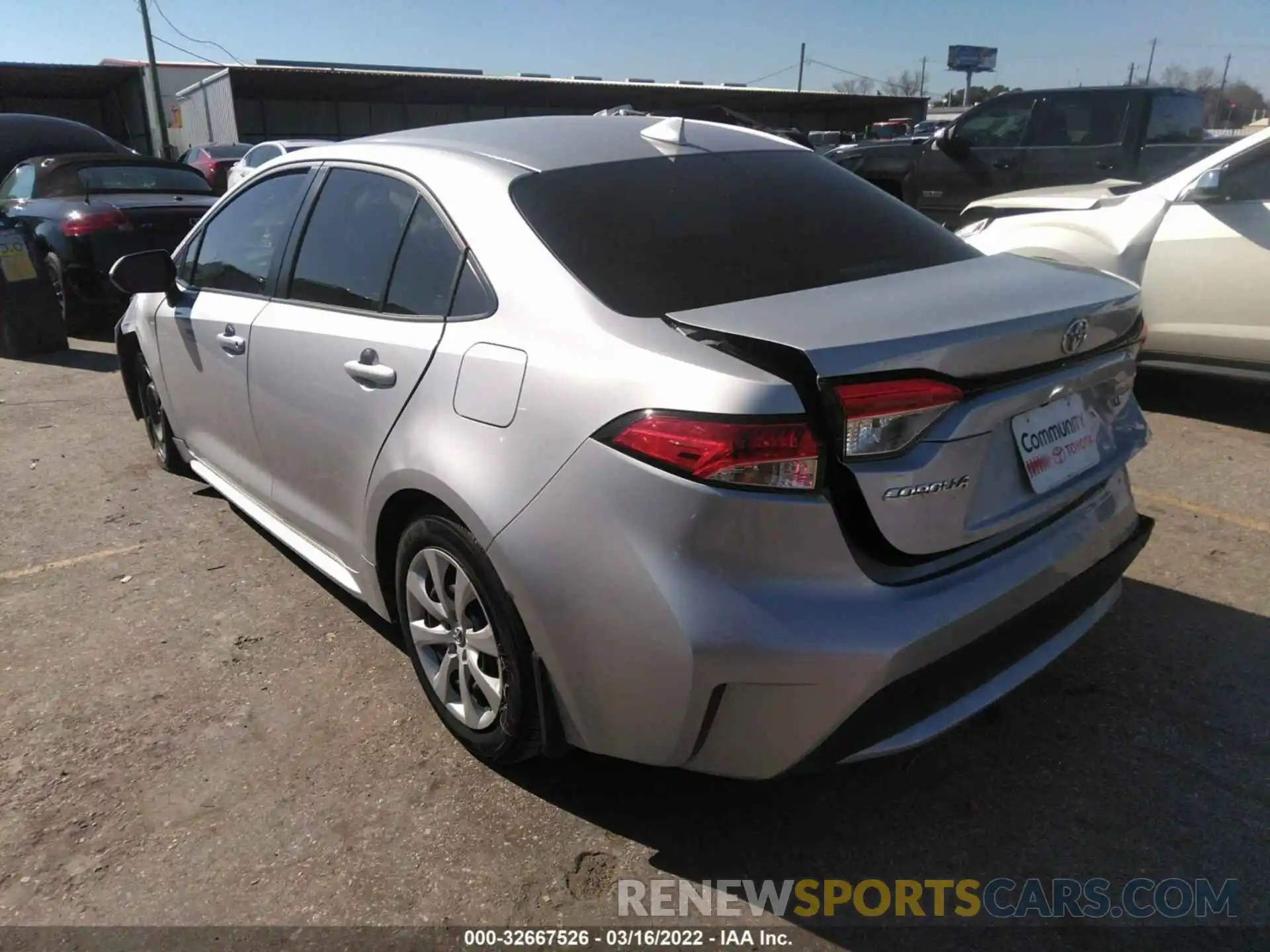 3 Photograph of a damaged car JTDEPMAE6NJ194988 TOYOTA COROLLA 2022