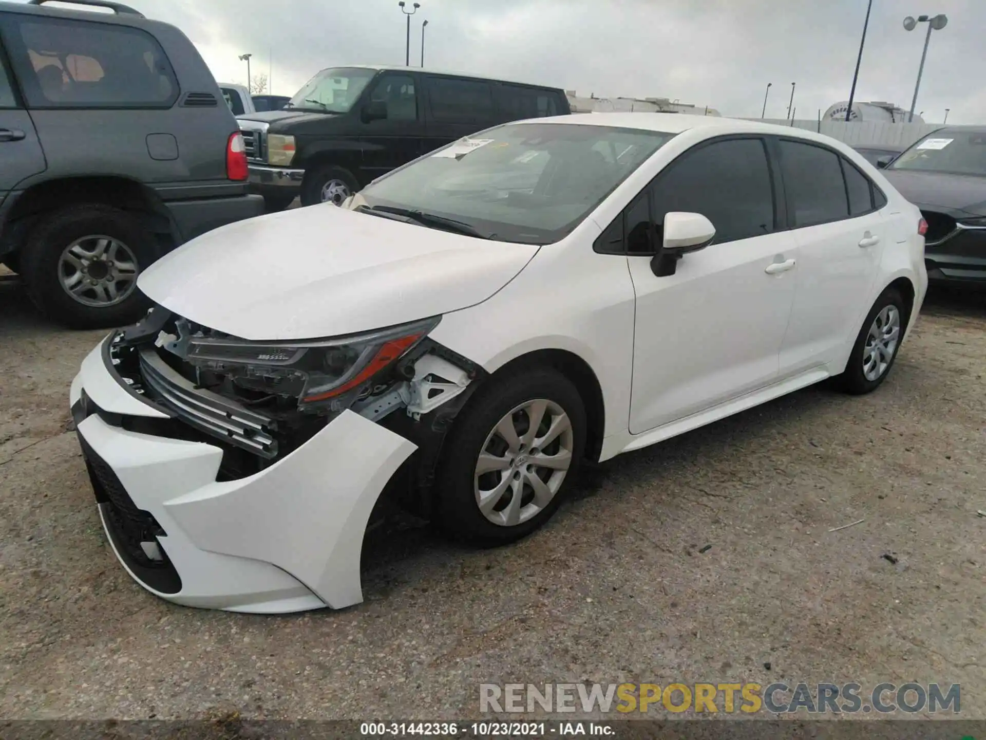 2 Photograph of a damaged car JTDEPMAE6NJ196028 TOYOTA COROLLA 2022