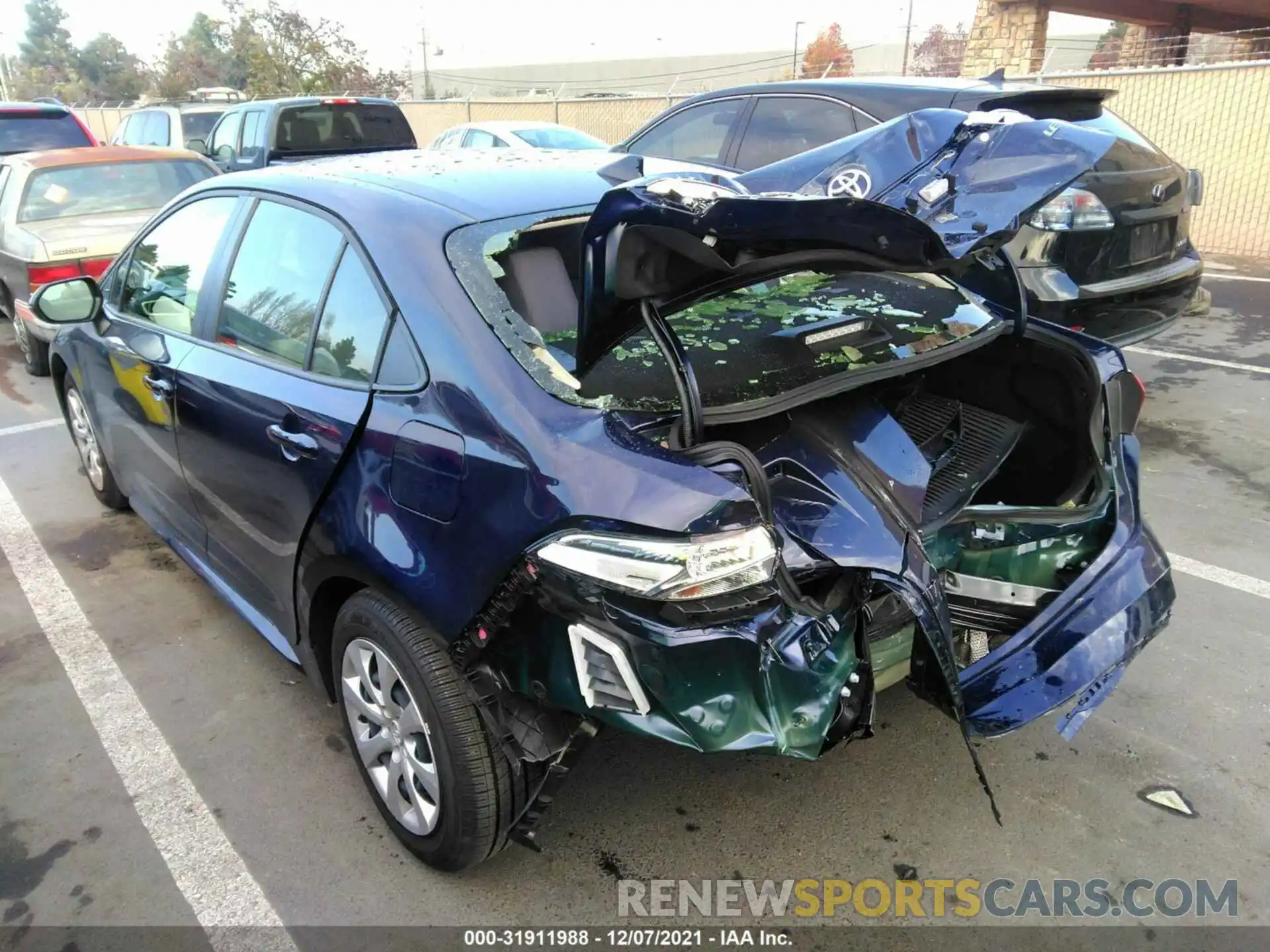 3 Photograph of a damaged car JTDEPMAE6NJ197910 TOYOTA COROLLA 2022