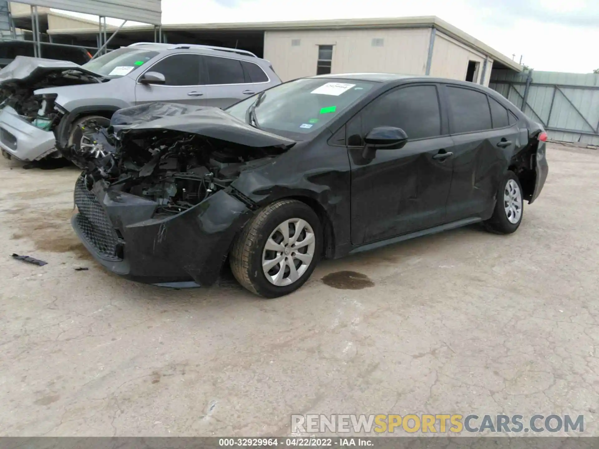 2 Photograph of a damaged car JTDEPMAE6NJ199625 TOYOTA COROLLA 2022