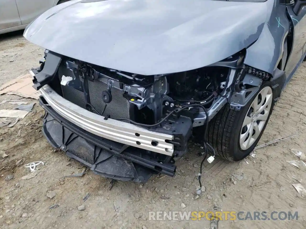 9 Photograph of a damaged car JTDEPMAE6NJ199821 TOYOTA COROLLA 2022