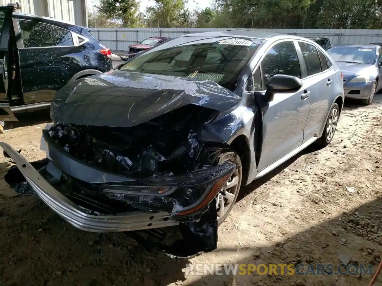 2 Photograph of a damaged car JTDEPMAE6NJ200059 TOYOTA COROLLA 2022