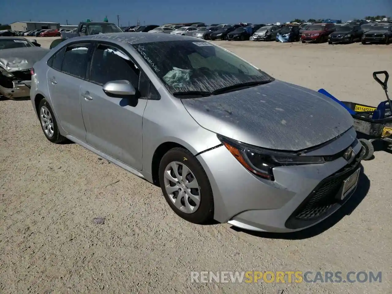 1 Photograph of a damaged car JTDEPMAE6NJ202426 TOYOTA COROLLA 2022