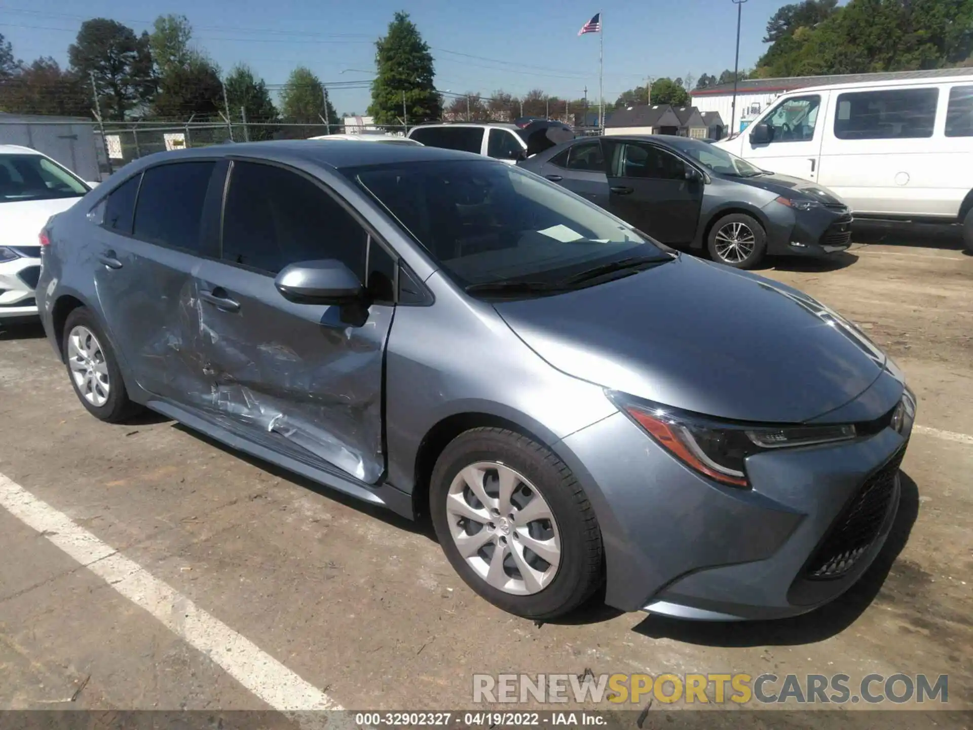 1 Photograph of a damaged car JTDEPMAE6NJ203687 TOYOTA COROLLA 2022