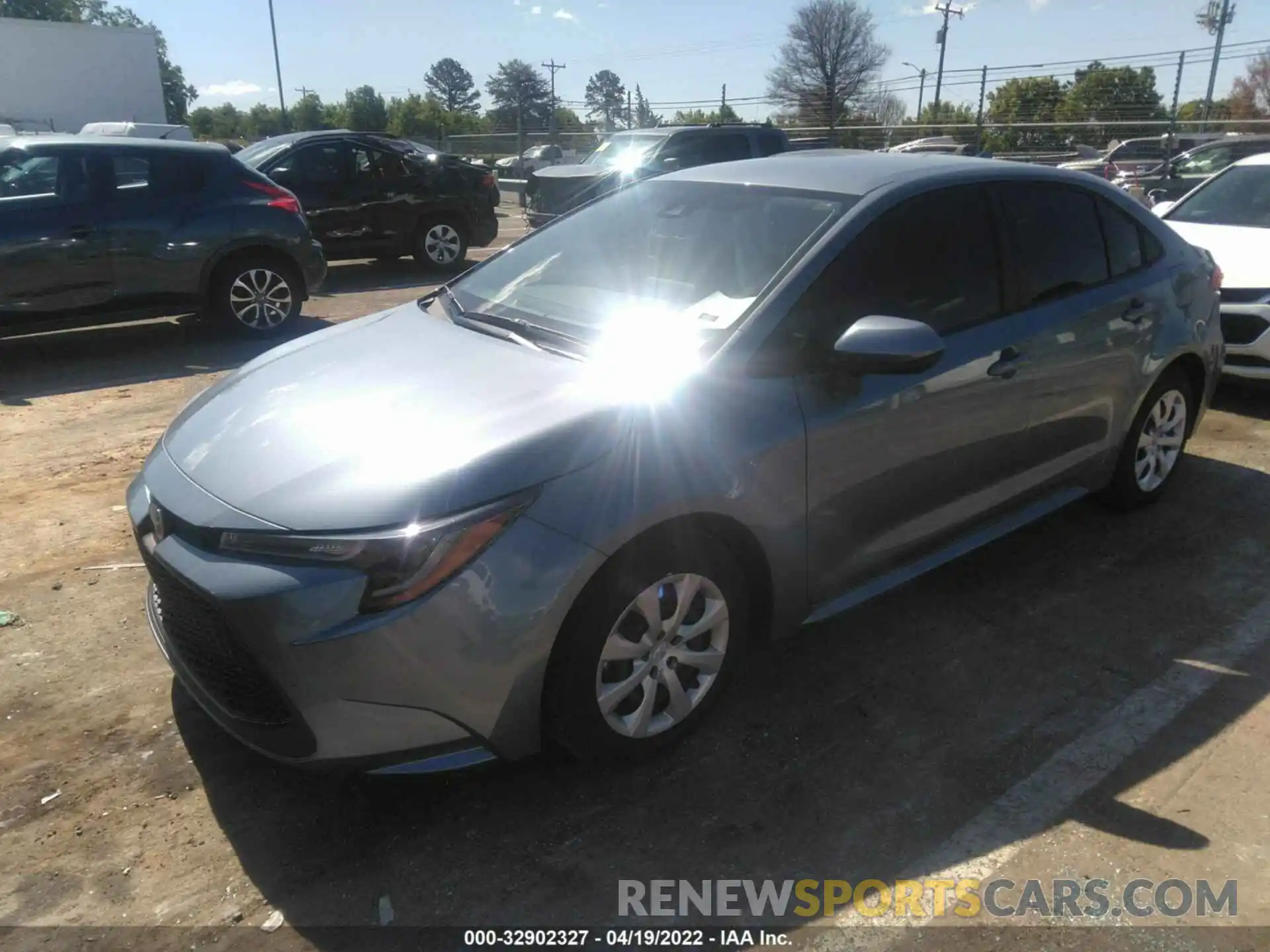 2 Photograph of a damaged car JTDEPMAE6NJ203687 TOYOTA COROLLA 2022