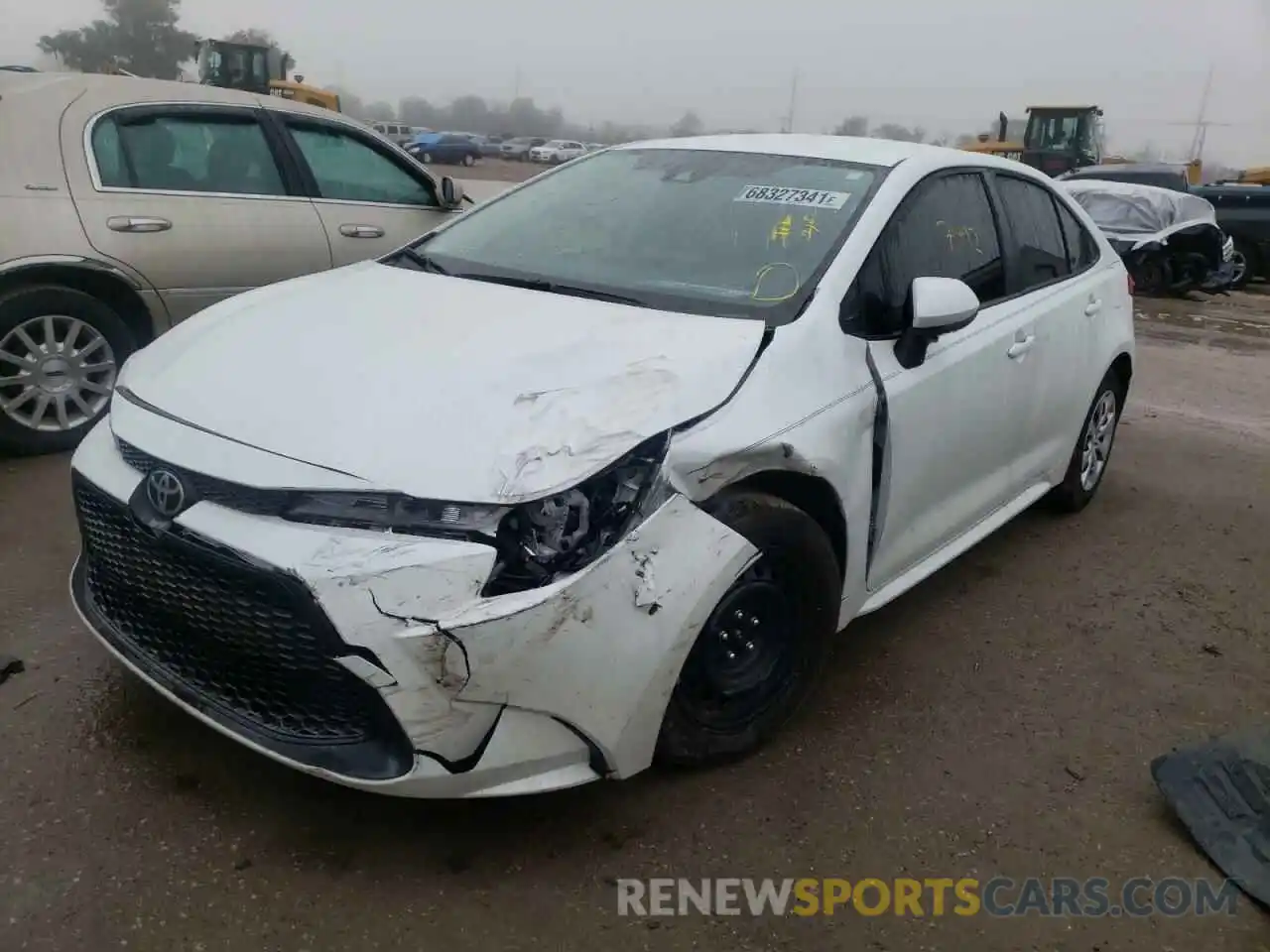 2 Photograph of a damaged car JTDEPMAE6NJ205360 TOYOTA COROLLA 2022