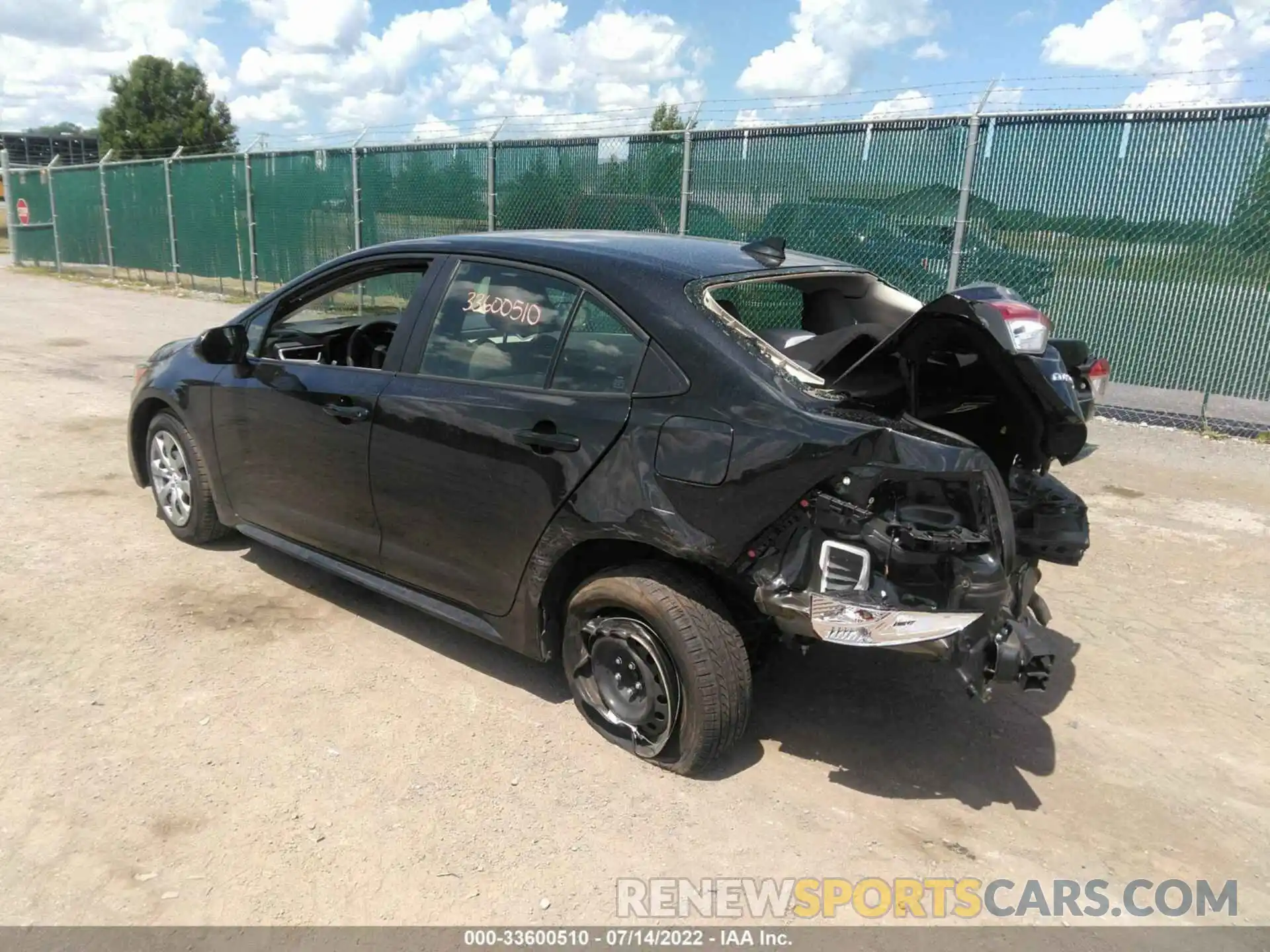 3 Photograph of a damaged car JTDEPMAE6NJ205391 TOYOTA COROLLA 2022