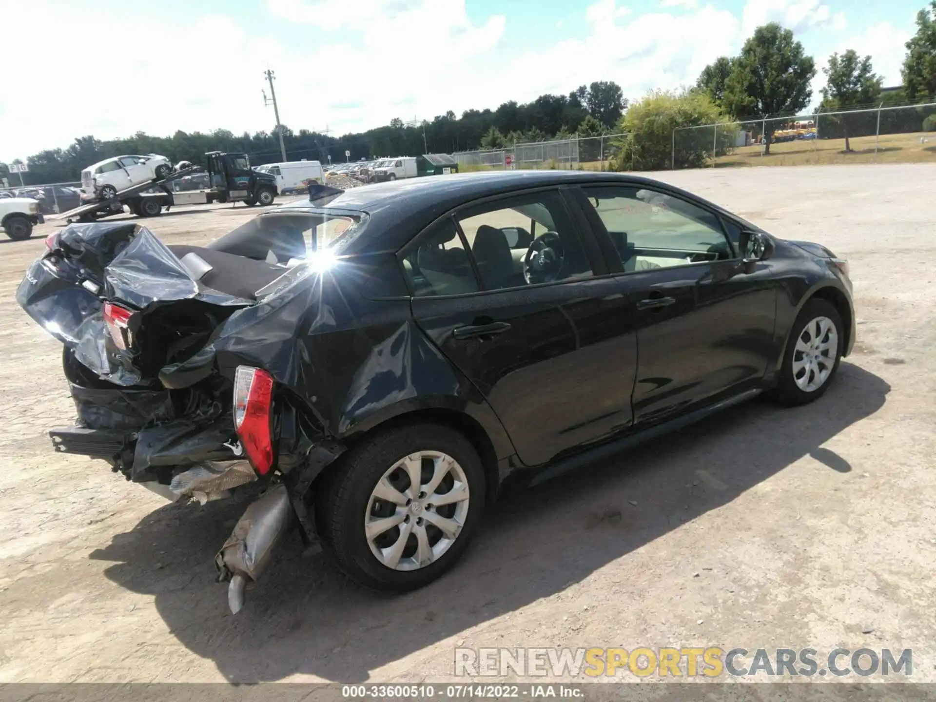 4 Photograph of a damaged car JTDEPMAE6NJ205391 TOYOTA COROLLA 2022