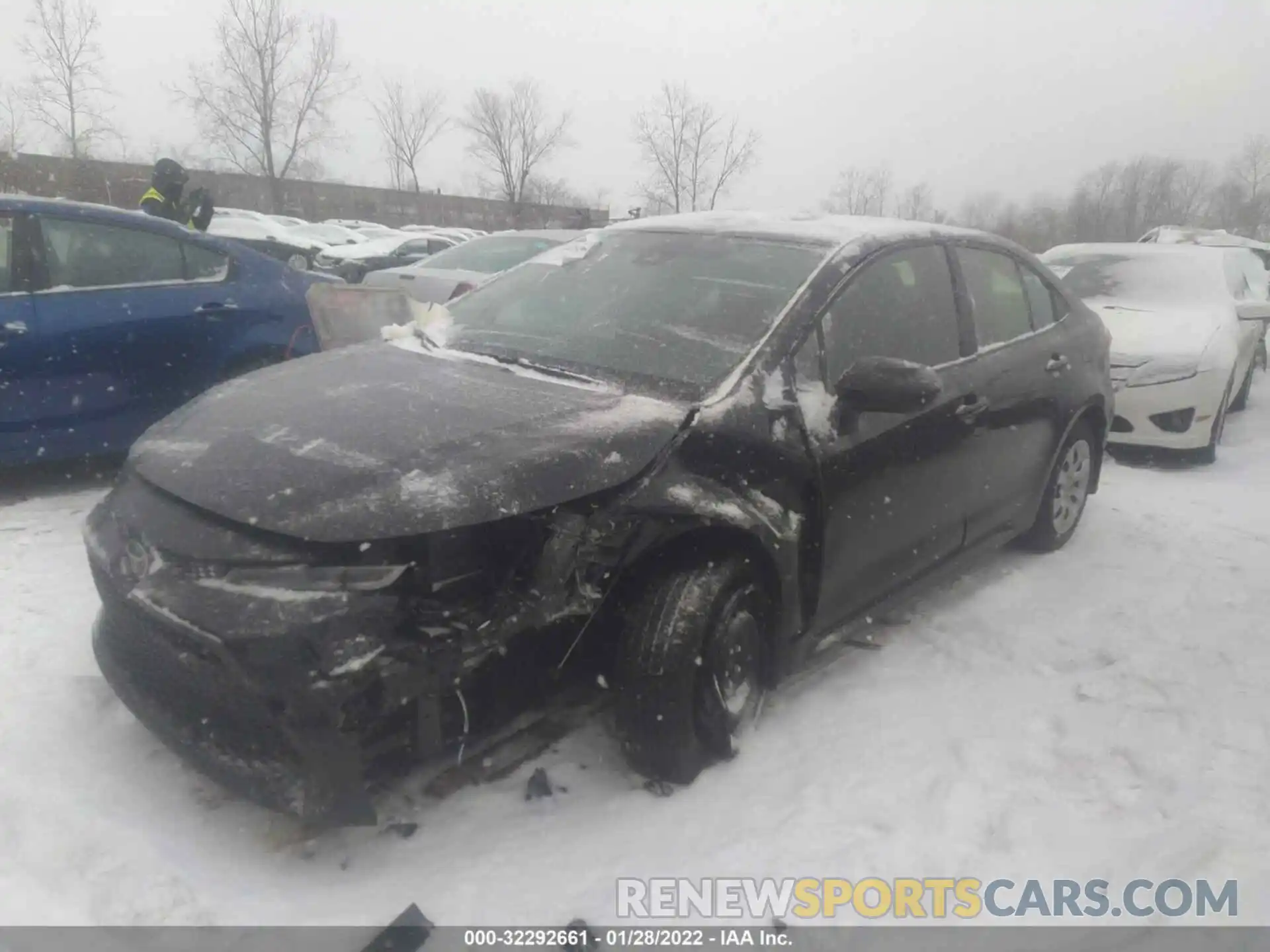 2 Photograph of a damaged car JTDEPMAE6NJ205861 TOYOTA COROLLA 2022