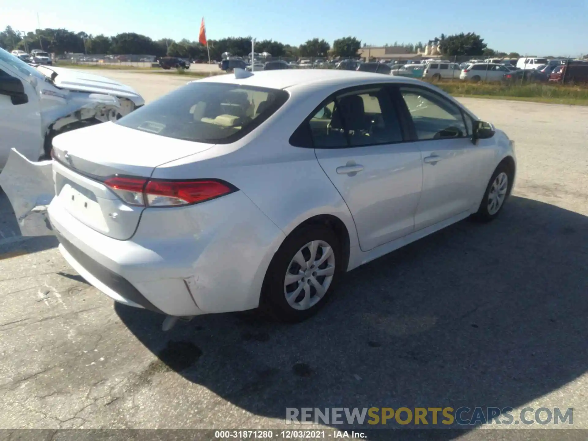 4 Photograph of a damaged car JTDEPMAE6NJ206024 TOYOTA COROLLA 2022