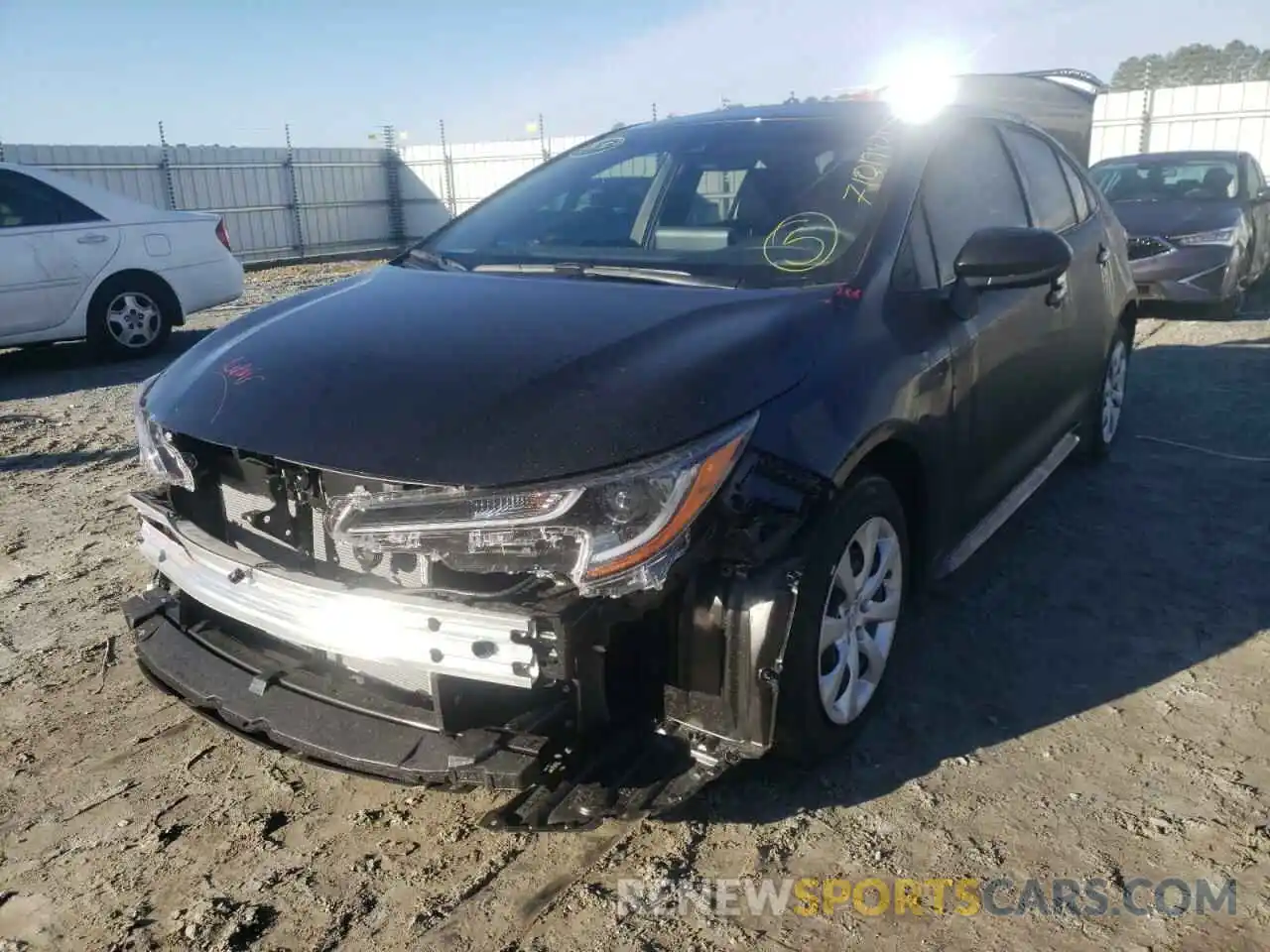 2 Photograph of a damaged car JTDEPMAE6NJ207352 TOYOTA COROLLA 2022