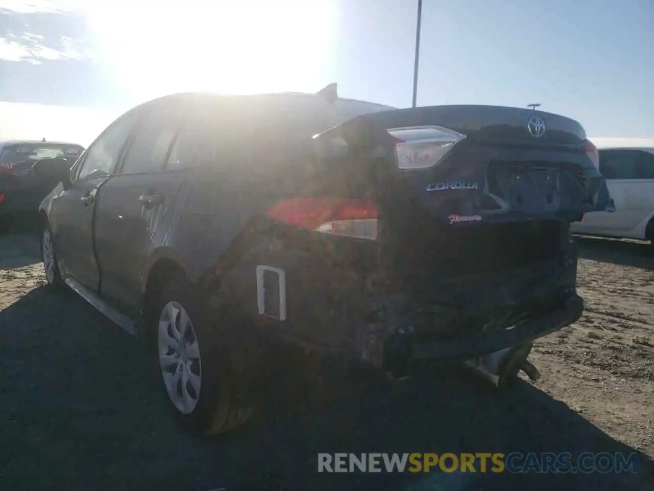 3 Photograph of a damaged car JTDEPMAE6NJ207352 TOYOTA COROLLA 2022