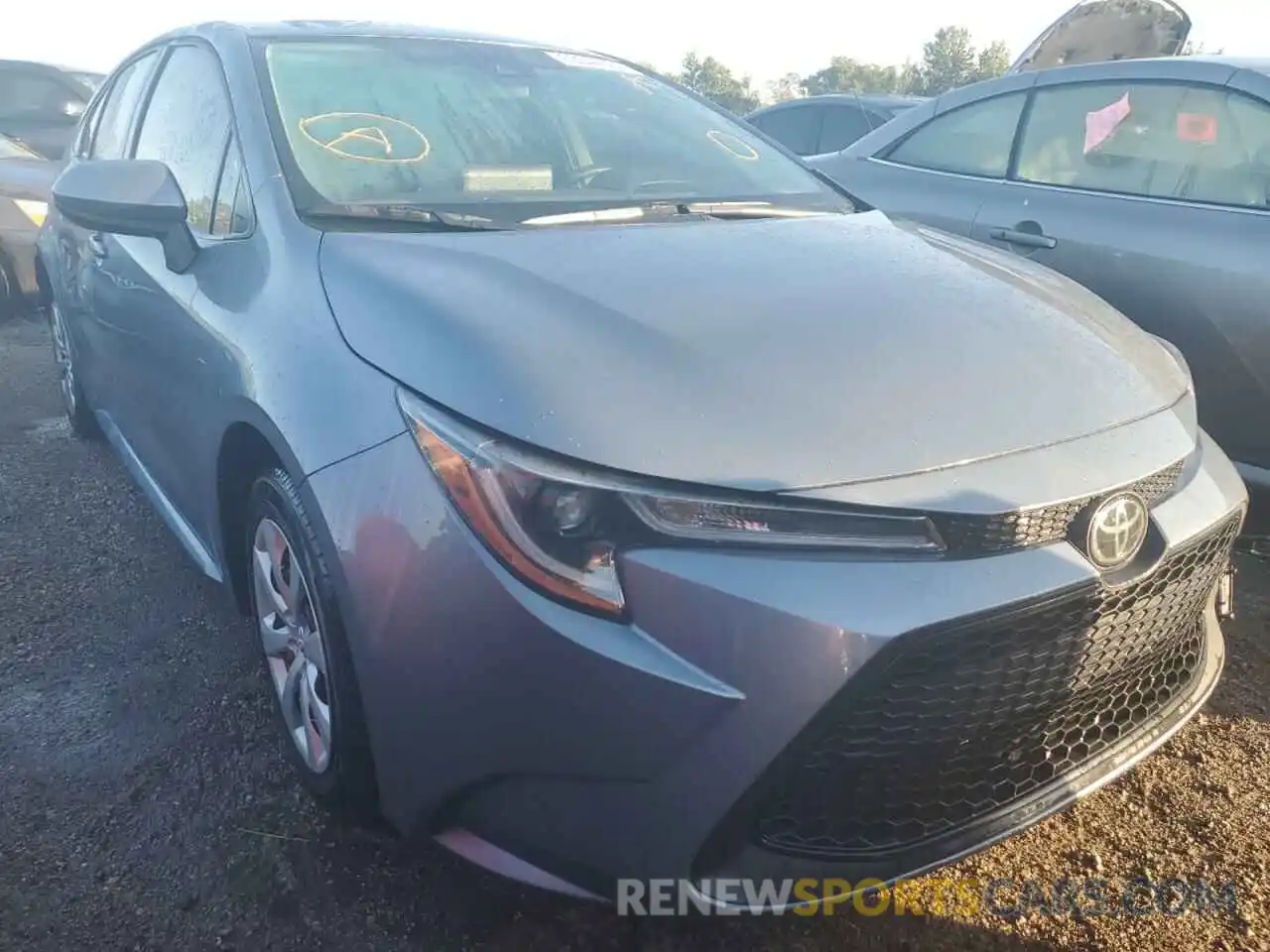 1 Photograph of a damaged car JTDEPMAE6NJ209165 TOYOTA COROLLA 2022