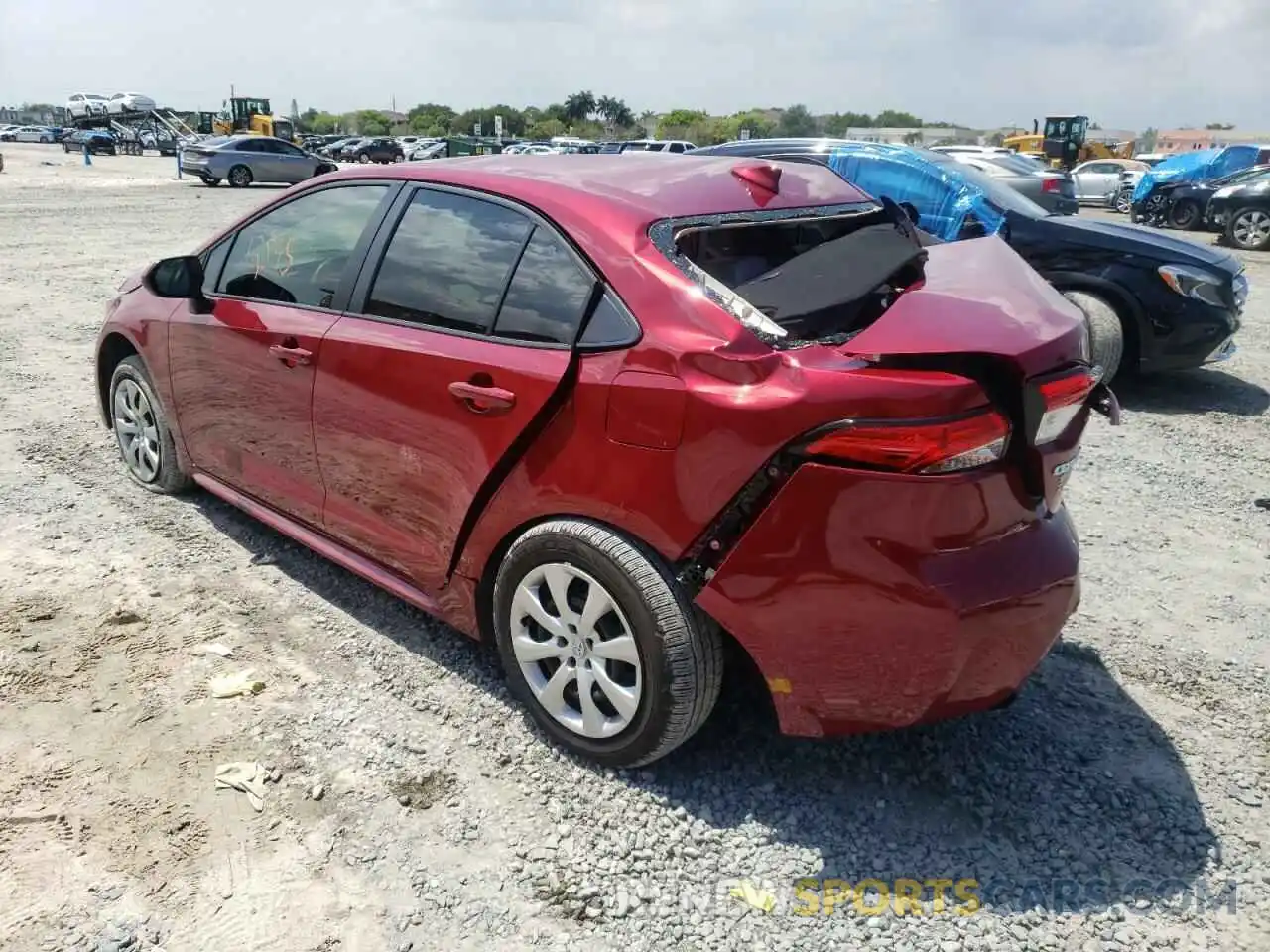 3 Photograph of a damaged car JTDEPMAE6NJ210042 TOYOTA COROLLA 2022