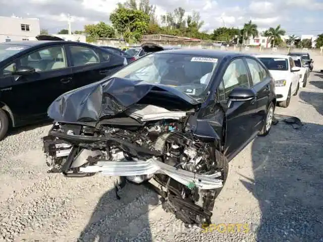 2 Photograph of a damaged car JTDEPMAE6NJ210381 TOYOTA COROLLA 2022