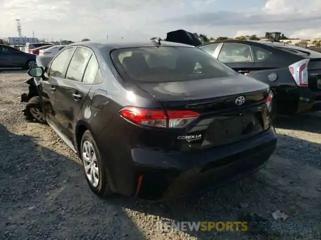 3 Photograph of a damaged car JTDEPMAE6NJ210381 TOYOTA COROLLA 2022