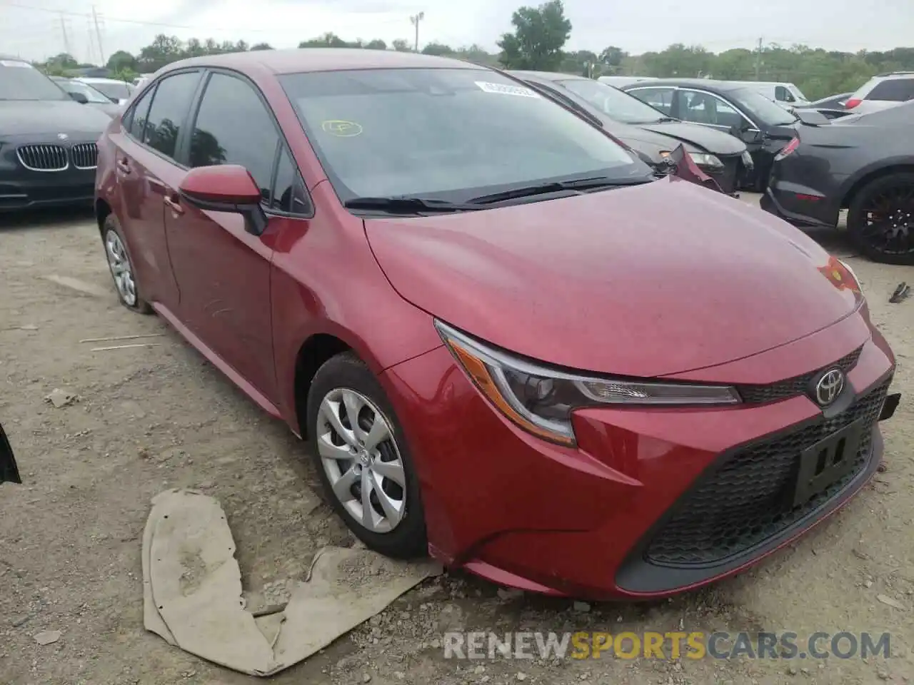 1 Photograph of a damaged car JTDEPMAE6NJ216018 TOYOTA COROLLA 2022