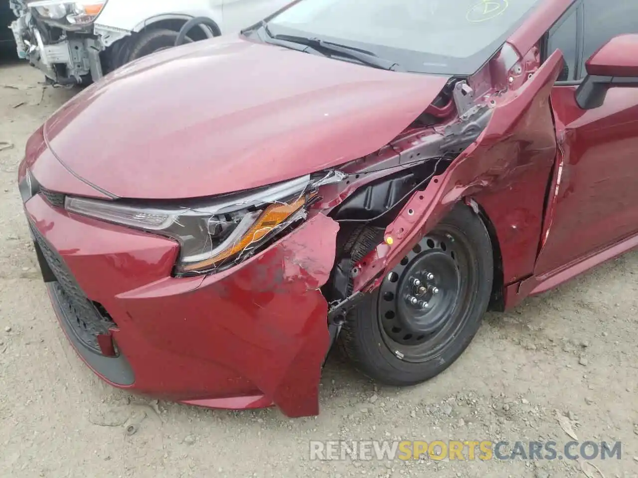 9 Photograph of a damaged car JTDEPMAE6NJ216018 TOYOTA COROLLA 2022