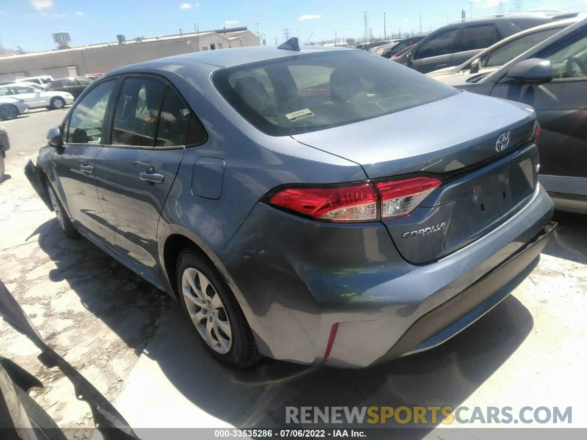 3 Photograph of a damaged car JTDEPMAE6NJ221266 TOYOTA COROLLA 2022