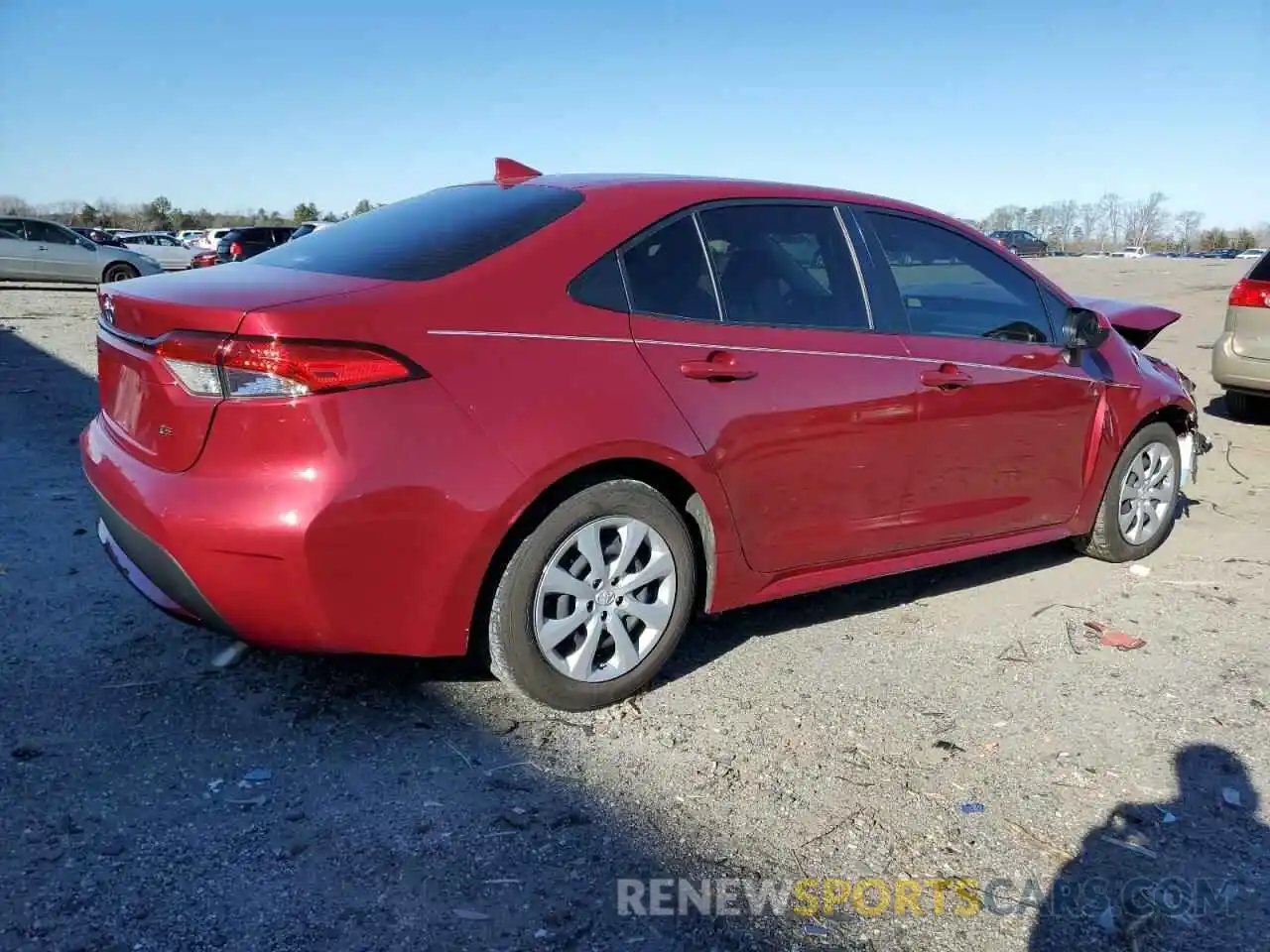 3 Photograph of a damaged car JTDEPMAE6NJ225432 TOYOTA COROLLA 2022