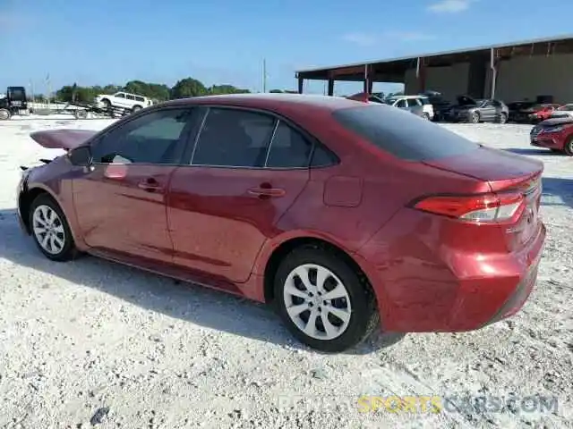 2 Photograph of a damaged car JTDEPMAE6NJ229769 TOYOTA COROLLA 2022