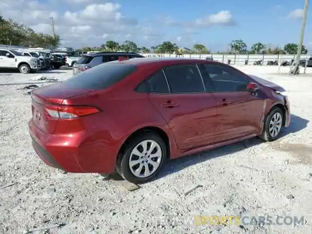 3 Photograph of a damaged car JTDEPMAE6NJ229769 TOYOTA COROLLA 2022