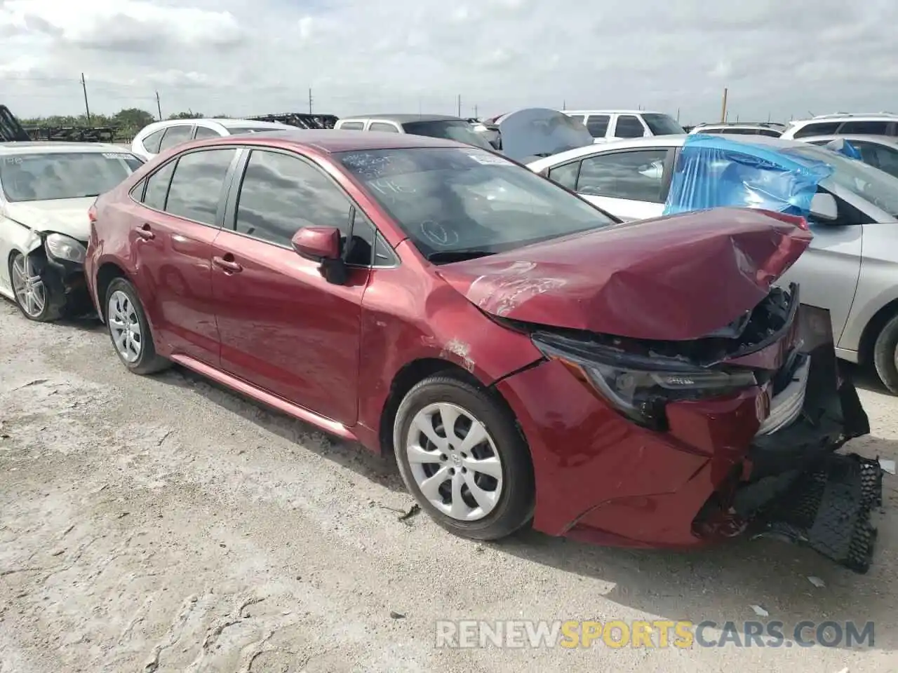 4 Photograph of a damaged car JTDEPMAE6NJ229769 TOYOTA COROLLA 2022