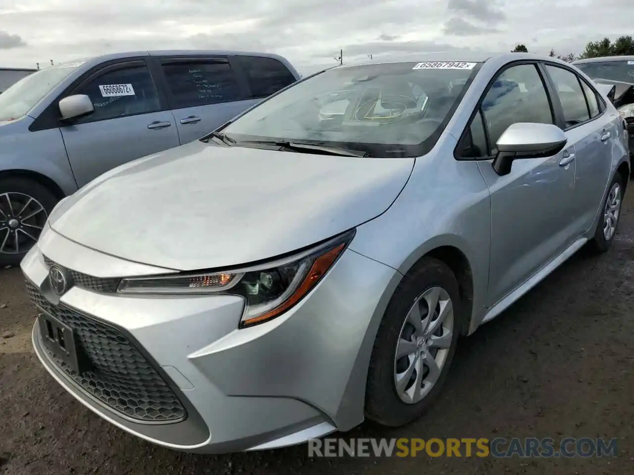 2 Photograph of a damaged car JTDEPMAE7N3000425 TOYOTA COROLLA 2022